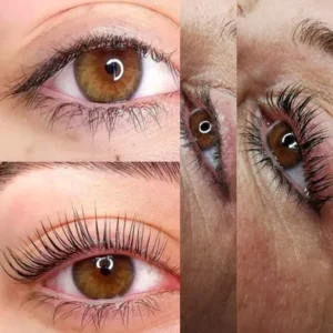 Lash lift treatment for naturally curled lashes